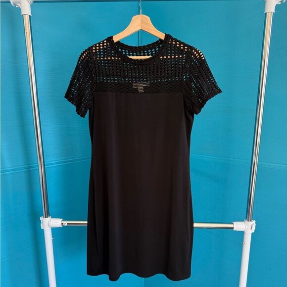 Michael Kors Dresses & Skirts - Michael Kors Women's Eyelet Cutout Dress Black Size S